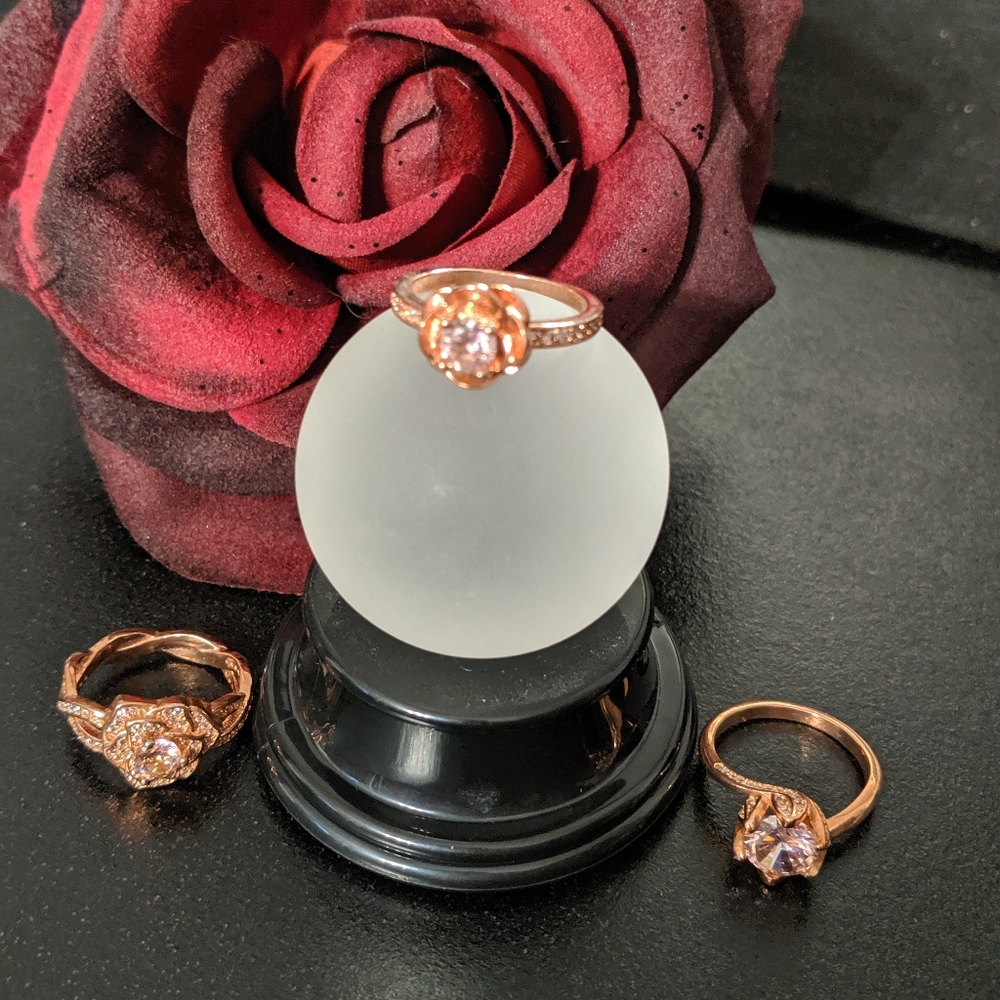 Fragrant Jewels I love u rings size 7